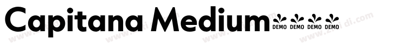 Capitana Medium字体转换